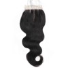 JadanRemy Virgin Human Body Wave Hair with Three Part Swiss Lace Closure