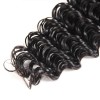 Jada Glueless Indian Deep Wave Hair Weaving 4 Bundles with Lace Closure