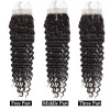 Jada Glueless Indian Deep Wave Hair Weaving 4 Bundles with Lace Closure