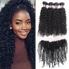 Jada Perfect Curly 4 Bundles with Lace Frontal Closure Brazilian Hair