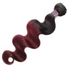 Jada Body Wave Ombre Burgundy Hair Extension 3 Bundles with Lace Closure