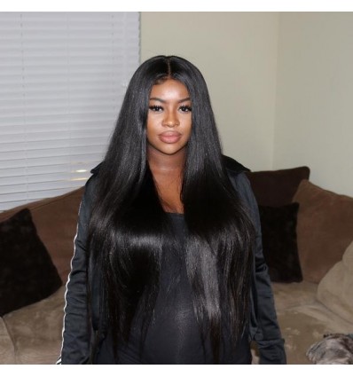 Jada Pre-plucked Full Lace Frontal Indian Human Straight Hair Wigs