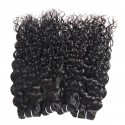 Jada Shoulder Length Brazilian Water Wave Remy Hair Extension 4 Bundles