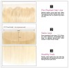 Jada Highlight Blonde Straight Brazilian Hair Extension Bundles with Lace Frontal