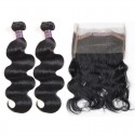 Jada Hottest Body Wave Brazilian Hair 2 Bundles with Full Lace Frontal