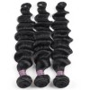 Jada Fashion Look Brazilian Loose Deep Wave Hair Bundles with Lace Closure