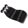 Jada Brazilian Women Straight Human Hair Bundles with Lace Closure