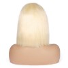 Jada Highlight 613 Colorful Straight Short Bob Wig with Lace Frontal Blonde Hair