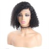 Jada Classic Short Bob Brazilian Jerry Curly Human Hair Lace Front Wigs