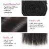 Jada Malaysian Straight Remy Human Hair 3 Bundles with Lace Frontal