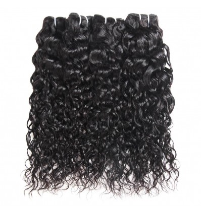 Jada 8-28 inch Water Wave DIY 4 Hair Bundle Malaysian Extension Weave