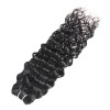 Jada Remy Malaysian Human Water Wave Hair 4 Bundles with Lace Closure