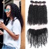 Jada 4 Bundles with 13x4 Lace Frontal Closure Peruvian Curly Hair Weaves