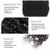 Jada Indian Natural Water Wave 4 Bundles Hair Extension Lace Closure