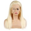 Jada Platinum Brazilian Virgin Straight Lace Frontal Wigs in Blonde