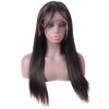 Jada Natural Black Brazilian Straight Hair Lace Front Wig For Women
