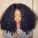 Jada Hair Kinky Curly Virgin Human Hair 3 Bundles with Full Lace Frontal