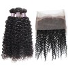 Jada Hair Kinky Curly Virgin Human Hair 3 Bundles with Full Lace Frontal