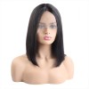 Jada Hair Breathable Middle Part Brazilian Human Hair Straight Bob Wigs