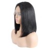 Jada Hair Breathable Middle Part Brazilian Human Hair Straight Bob Wigs