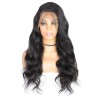 Jada Hair High Density Black Body Wave Virgin Human Full Frontal Wigs