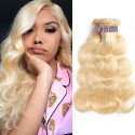 Jada Hair  Blonde Brazilian Human Hair 613 Hot Color 3 Bundles Body Wave