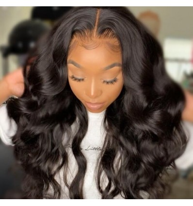 Jada Hair Wig Outlet Body Wave Remy Human Hair with 4x4 Lace Closure Wig