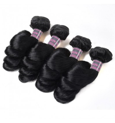 Jada Hair Good Quality Peruvian Human Hair 4 Bundle Loose Wave Weaves