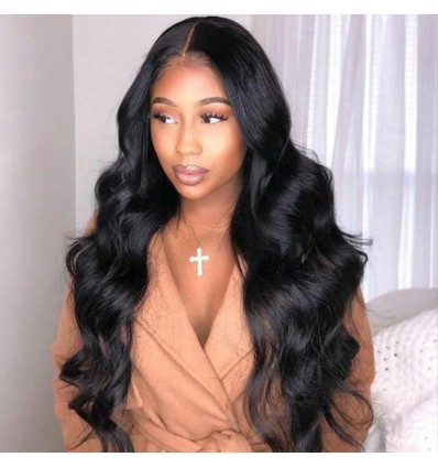 Jada Hair Full Lace Front Wigs Indian Virgin Hair Body Wave Weave Wig