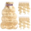 Jada Hair 613 Blonde Body Wave Hair 3 Bundles With 13*4 Lace Frontal