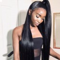 Jada High Quality Peruvian Straight Hair 3 pc Bundles with Lace Frontal