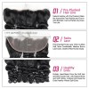 Jada Discount Brazilian Loose Wave Hair 3 Bundles with Lace Frontal