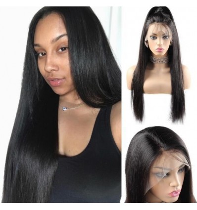 Jada Natural Virgin Malaysian Straight Hair Weave with Lace Closure