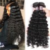 Jada High Grade Natural Black Long Deep Wave Brazilian Hair Bundles