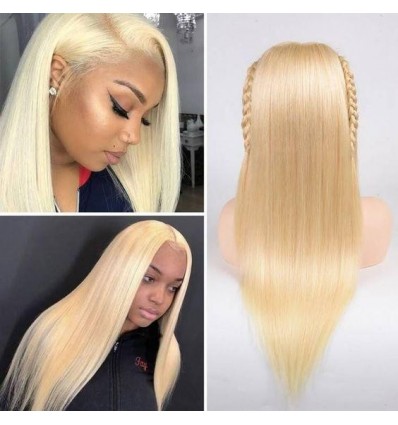 Jada Hot Sale Blonde 613 Straight Peruvian Human Hair Wigs for Summer