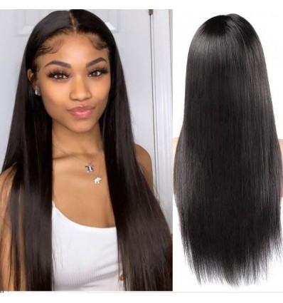 Jada Hair Natural 360 Lace Frontal Straight Brazilian Virgin Hair Wigs