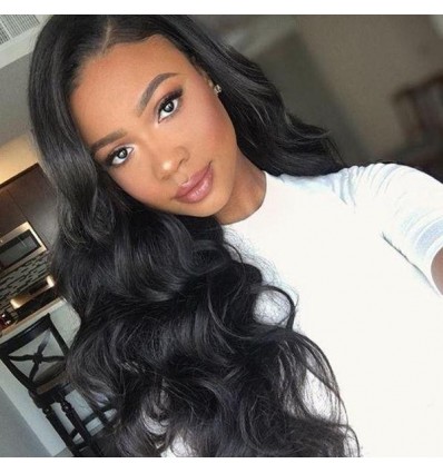 Jada Pre-Plucked Peruvian Body Wave Human Hair with Full Lace Frontal Wig