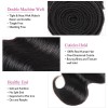 Jada Natural Black Virgin Body Wave Bundle Deal Hair Extension 1 PC