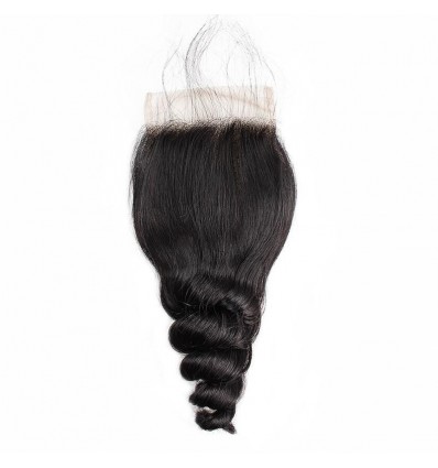 Jada Hair Nice Virgin Human Hair Loose Wave Weaving with Lace Closure
