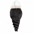 Jada Hair Nice Virgin Human Hair Loose Wave Weaving with Lace Closure