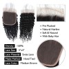 Jada Virgin Curly Human Hair 4*4 Lace Closure with Baby Hair