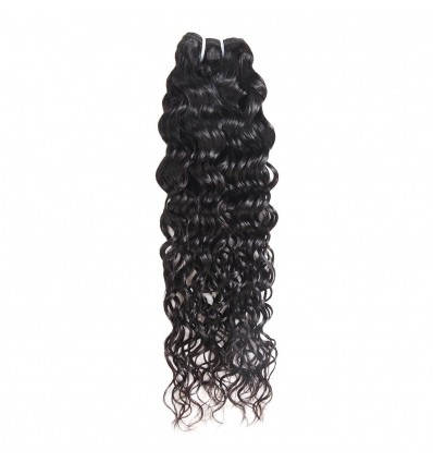 Jada Unprocessed Human Water Wave Halo Hair Extension Bundle Deal 1 pc