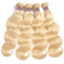 Jada Elegant Blonde Brazilian Virgin Body Wave Hair Bundles 4 pcs