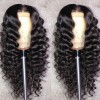 Jada Cheap Loose Deep Wave Human Kinky Curly Hair with Lace Frontal