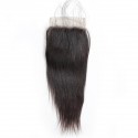 Jada Free Part Straight Remy Virgin Hair with 4x4 Lace Closure for Braiding