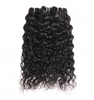 Jada Natural Color Cheap Indian Human Water Wave Hair Bundles 3 pcs