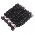 Jada Mongolian Natural 4 Bundles Virgin Human Curly  Hair Extensions