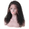 Jada Hair Natural Black Remy Virgin Curly Hair Wigs with Lace Front