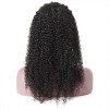 Jada Hair Natural Black Remy Virgin Curly Hair Wigs with Lace Front