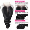 Jada Human Hair Bundles with Lace Closure Loose Wave Natural Hairline